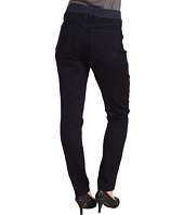   Petite Claire Pull on Legging w/Knit Waistband Denim in Dark Enzyme