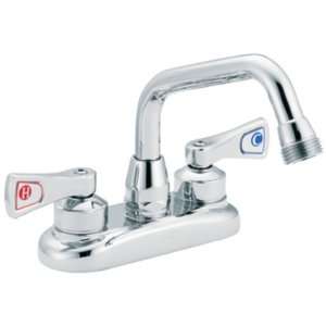  Moen 8277 Commercial Two Handle Utility Faucet, Chrome 