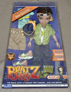 NIB 2003 Bratz Boyz DYLAN  extra outfits, accessories  
