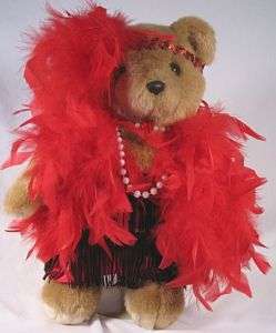 Bearly People Flapper Bear with Pearls  