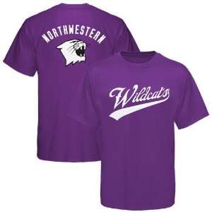 Northwestern Wildcats Purple Blender T shirt  Sports 