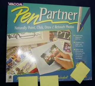 Wacom Penpartner CT 0405 R tablet pen point click draw  