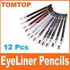 Lot of 12 One side EyeLiner Pencils with Brush H1112