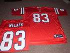   PREMIER NEW ENGLAND PATRIOTS WES WELKER RETRO RED JERSEY SIZE XL SEWN
