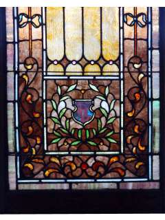 Beautiful Stained, Beveled, and Rippled Glass Window  