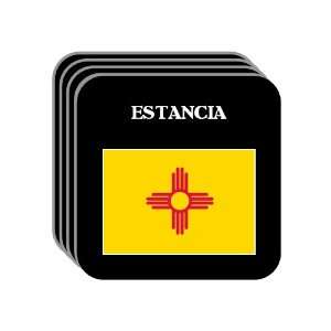  US State Flag   ESTANCIA, New Mexico (NM) Set of 4 Mini 