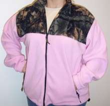 Pink Camo Fleece Jacket  