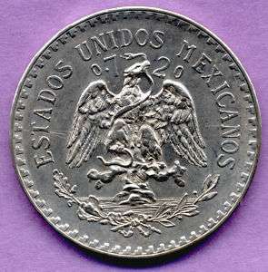 Mexico 1 Silver Peso 1933 M Choice Bu Coin  