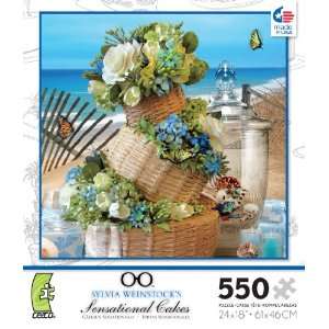  Sensational Cakes Seaside Splendor 550 Piece Jigsaw Puzzle 