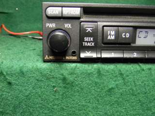 Mitsubishi Galant CD Radio  Ipod SAT AUX MR587248  