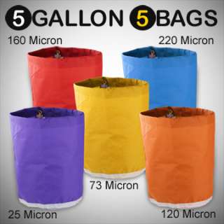   GALLON 5 BUBBLE BAG ICE HERBAL EXTRACTOR KIT 5GAL BUCKET FILTER  