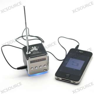 Mini USB Portable FM Radio Speaker Music SD/TF Card for PC iPod iPhone 