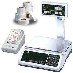    S2000POLE60 NTEP Scale 60 x 0.01 lb w/Column Printer & Labels  