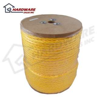 CWC 100110 1/2 Inch Hollow Braid Monofilament Polypropylene Rope 500