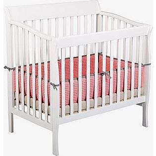 Riley Mini Crib in White  Delta Childrens Baby Furniture Cribs 