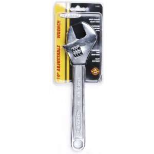  KR Tools 11110 Pro Series Adjustable Wrench, 10 Inch
