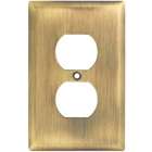 Jackson Deerfield Mfg. Textured Antique Copper Steel Outlet Wall Plate