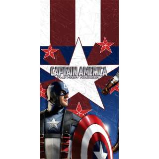 Captain America Birthday Party Plastic Table Cover  