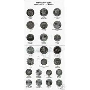   DIFFERENT COUNTRIES,mintworld coin collection set. 