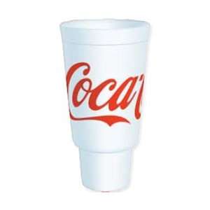  Dart 44AJ32C 44 Ounce Coca Cola Design Foam Cups with 