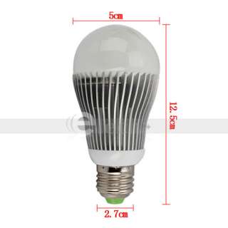   265V 400LM Warm White Dimmable LED Lamp Light Bulb With Remote Control