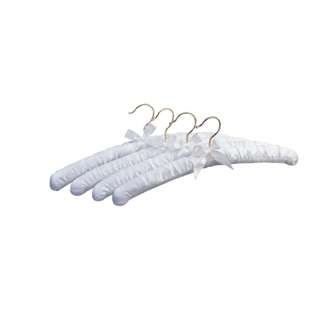 Organize It All White Satin Hangers   Set of 24 0545 6 by Organize It 