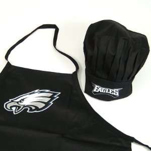   EAGLES OFFICIAL LOGO CHEFS HAT AND APRON