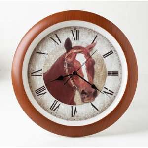 Pony Horse Room Wall Clock Sounds Every Hour