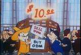 Cartoon promoting the stock market as the engine of Americas 