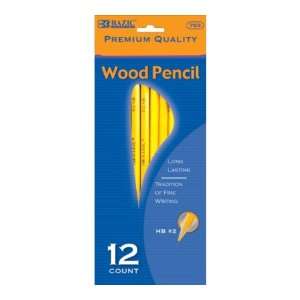  Bazic 763 24 2 Premium Yellow Pencil 1  Pack of 24 Toys 
