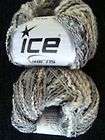 Gala Yarns flounce/ruffle ribbon yarn, snow white, 2 sk  