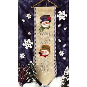  Snow Days Bell Pull   Cross Stitch Pattern Arts, Crafts 