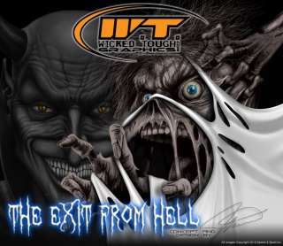 YAMAHA BANSHEE GRAPHICS THE EXIT OF HELL WHITE  