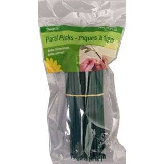   Floral Accessories Floral Picks, 120 6 Inch Green Floral Picks, Wired