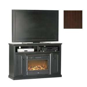   in. Fireplace Entertainment Console   European Coffee