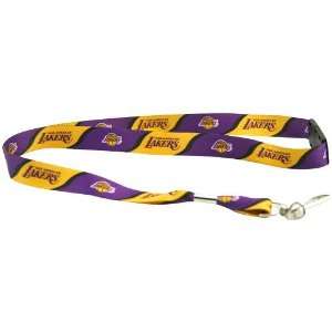  Los Angeles Lakers Purple Gold Event Lanyard Sports 