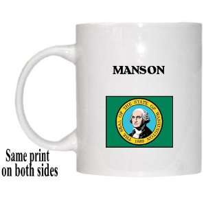    US State Flag   MANSON, Washington (WA) Mug 