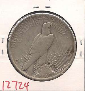 1921 Peace Liberty Silver Dollar Extra Fine #12724+  