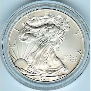  2008 U.S. American Eagle Silver Dollar   Uncirculated 