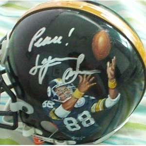   Swann autographed Steelers mini helmet painted by Jolene Jessie (1/1