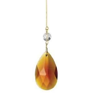  Set of 12 Amber Glass Shade Drops