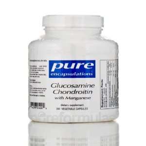 Pure Encapsulations Glucosamine + Chondroitin with Manganese 240 