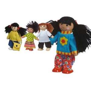  Maggies Multicultural Friends (Set of 4) Toys & Games