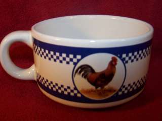 Houston Harvest Gift ~ Rooster ~ Soup Mug 2 1/4  