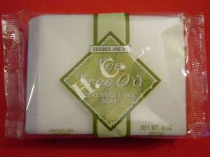Trader Joes All NATURAL Tea Tree Oil Soap, 2(4 oz) Bar  