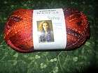 red heart boutique sashay fishnet weave yarn 1 skein salsa