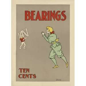  Bearings Ten Cents Bicycle Poster 