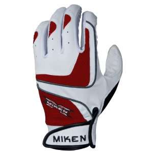    Miken Team Batting Gloves (Red, XX Large)