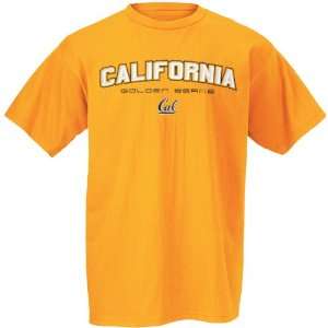    Cal Golden Bears Gold Bevel Square T shirt