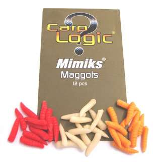 Imitation artifical fake Maggots Mimiks grubs red white  